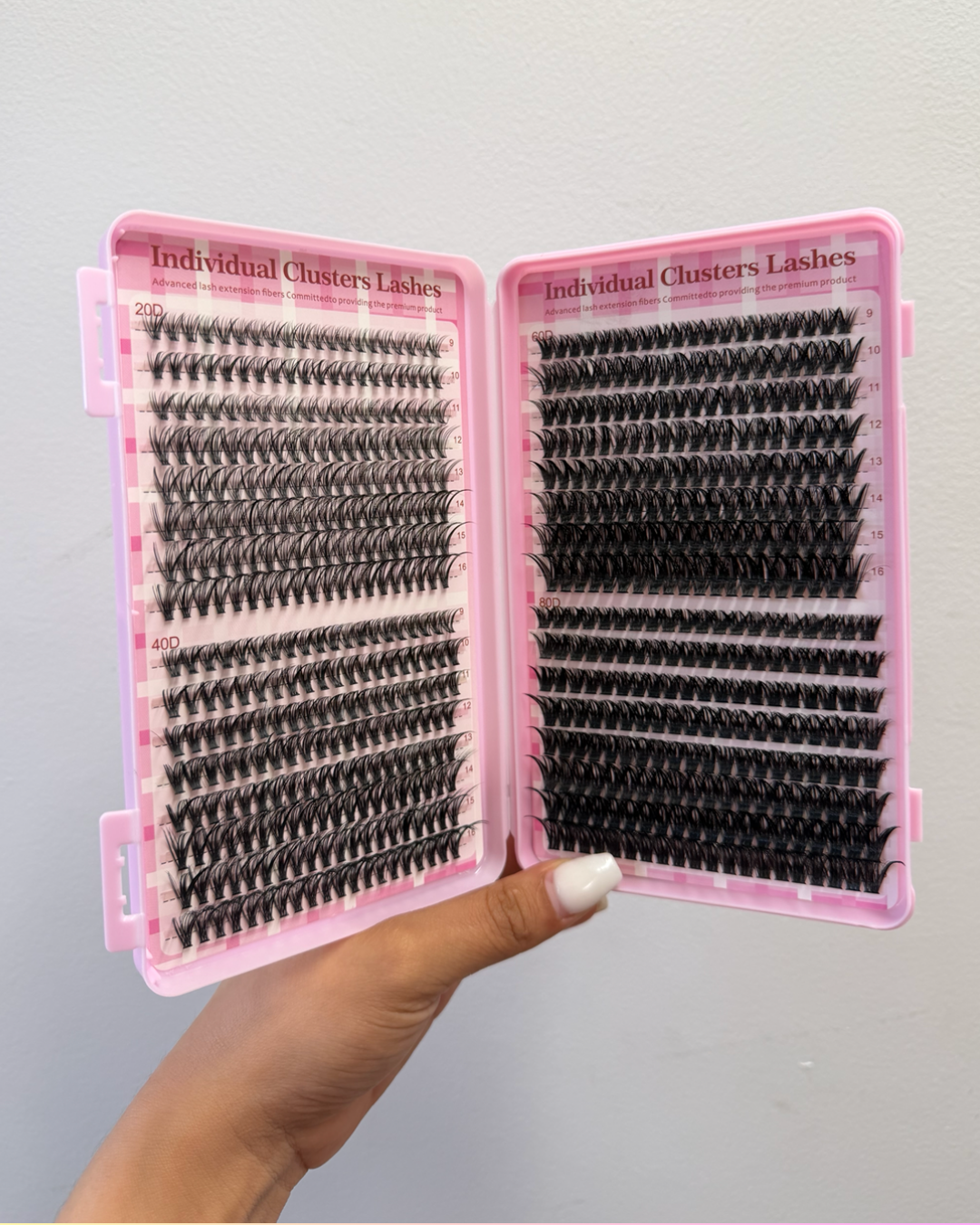 Individual Cluster Lashes- Natural to Glam